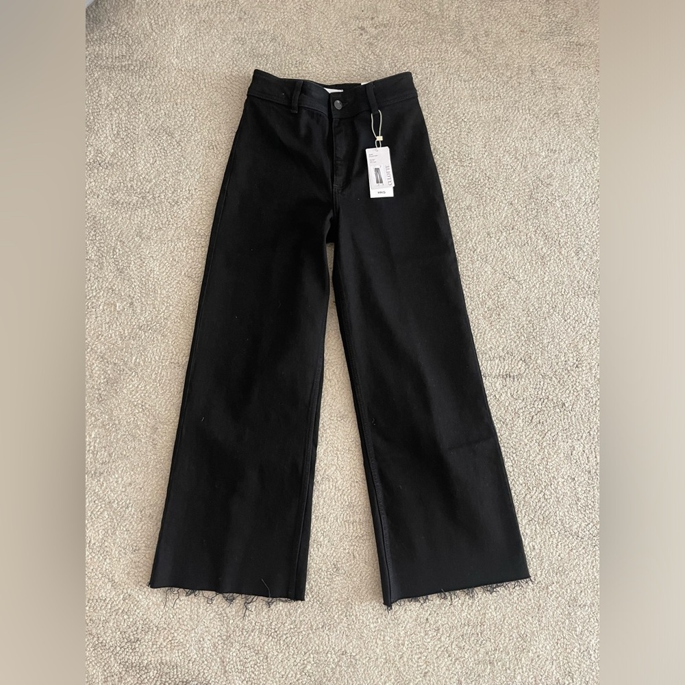 MANGO - Black High Rise Culotte - BNWT